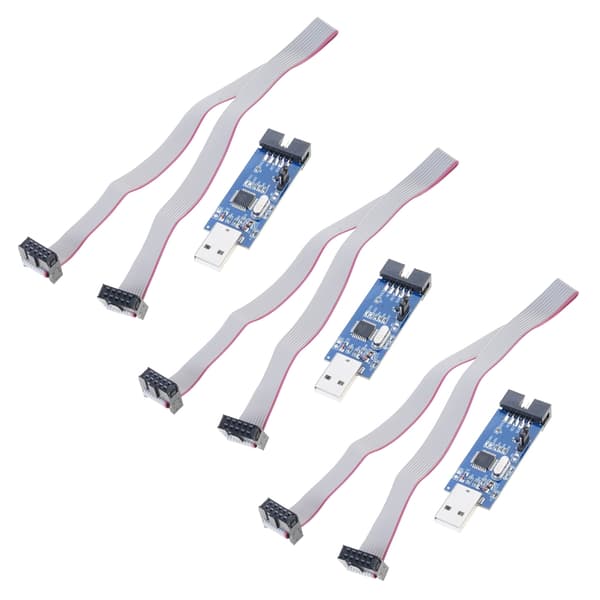 Asps Programmer Microcontroller Opgraderingsværktøj 10Pin til 10Pin Adaptere USB-port 1 set