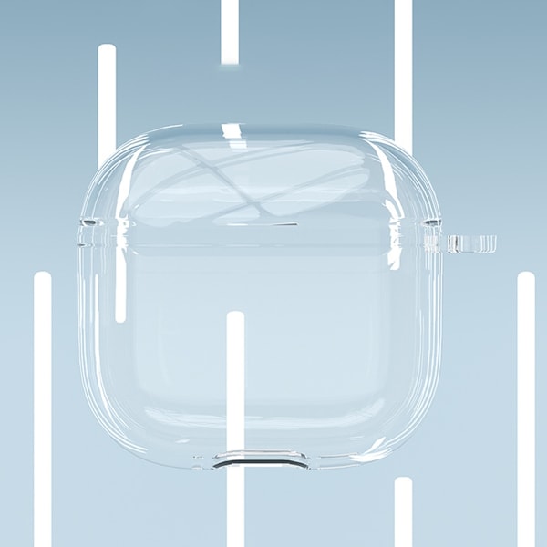 Skyddande Transparent Skal för Hörlurar Flexibelt TPU-Omslag, Skal Lätt att Rengöra