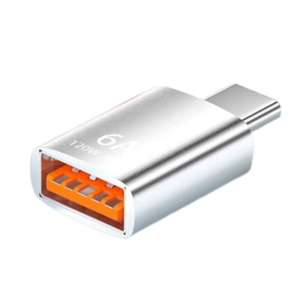 Type C - USB 3.1 -sovitin lataussovitin kätevään latausliitäntään Black Type C to USB female