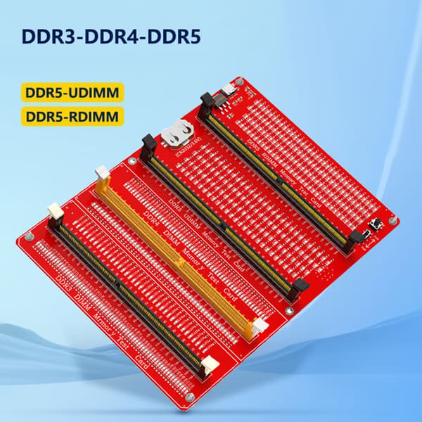 Effektiv DDR3 DDR4 DDR5 UDIMM RDIMM Minnetester for PC og Teknikere