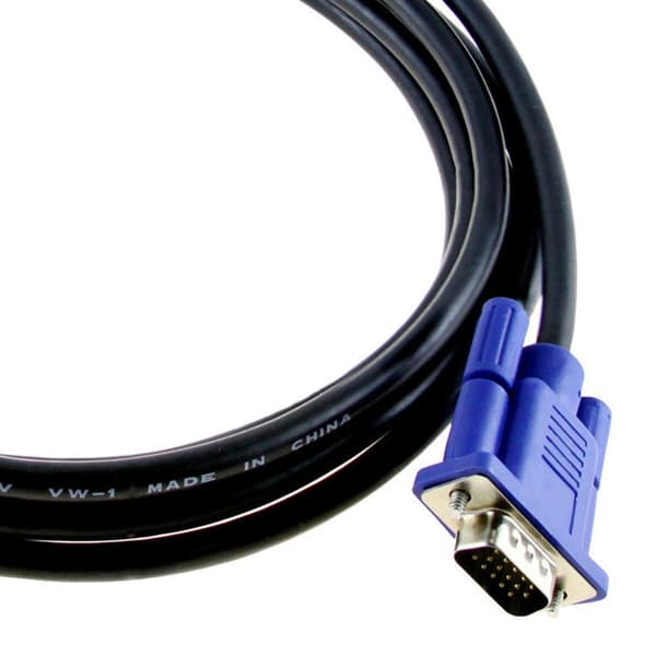 VGA-kabel VGA han til han forlængerkabel til pc-skærme projektorforbindelse 3m
