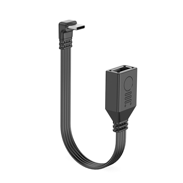 USB C - USB 2.0 -sovitin USB-sovitin OTG-kaapeli USB C -uros - USB-naaras OTG 1m Bend up down case