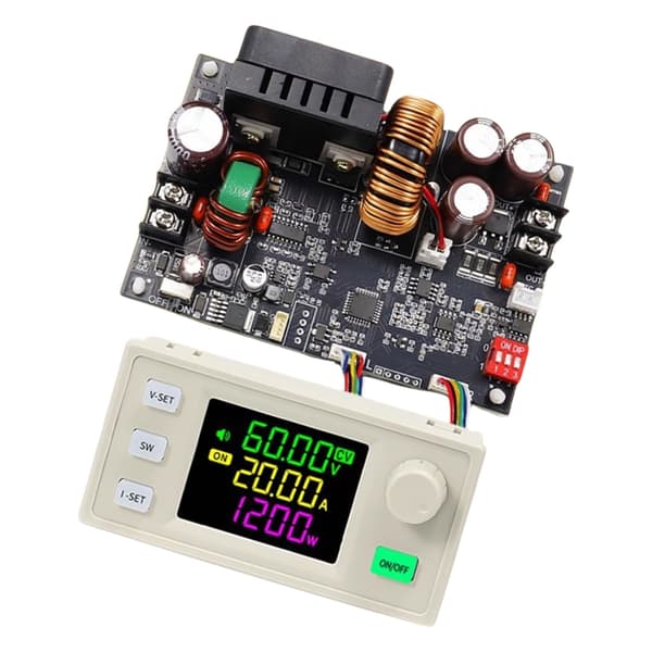 XY6020L 20A 1200W Step Down Konverter Step Down Modul LCD Justerbar Regulert