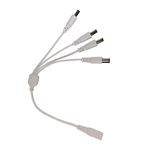 1 hun til 2 han / 4 han DC5.5mmx2.1mm CCTV Strømforsyning Splitter Kabel Strøm Hun til Han Splitter Adaptere Kabel null - One point four