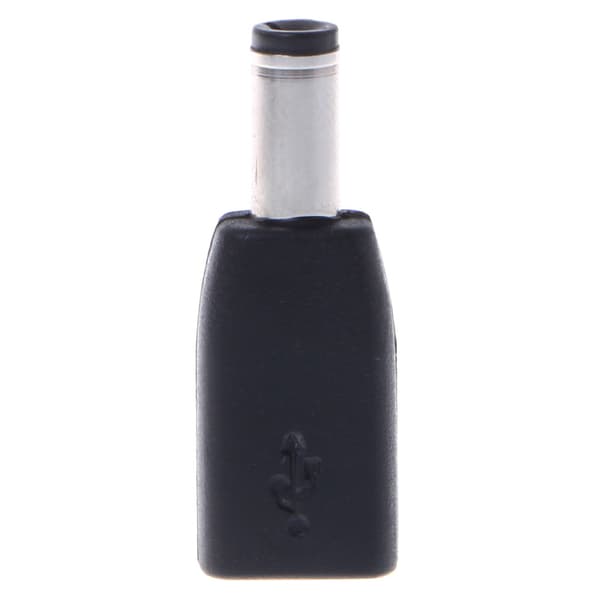 DC 5.5x2.1mm hannplugg til Micro USB hunnkontakt adapter ladekonverter