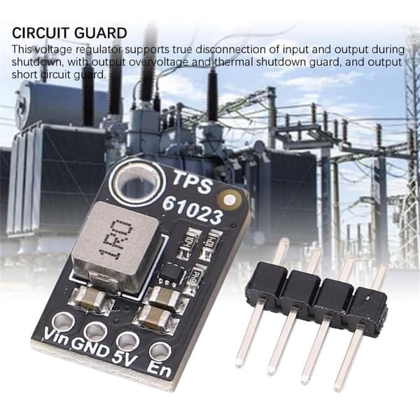 5V 1A Boost Regulator Modul TPS61023 For Bærbare Og Batteridrevne Enheter