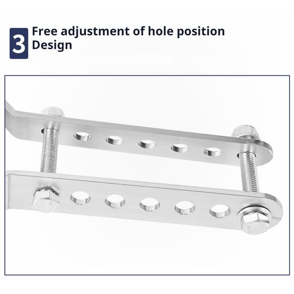 Robust marinetilhenger rullesystem justerbart, designet for langvarig bruk