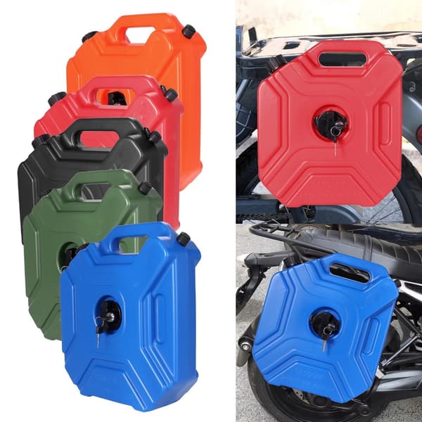 Sidolåda 10L Bränsleförvaring Med Låsbart Lock För Motorcykel ATV Trail Ridings Blue