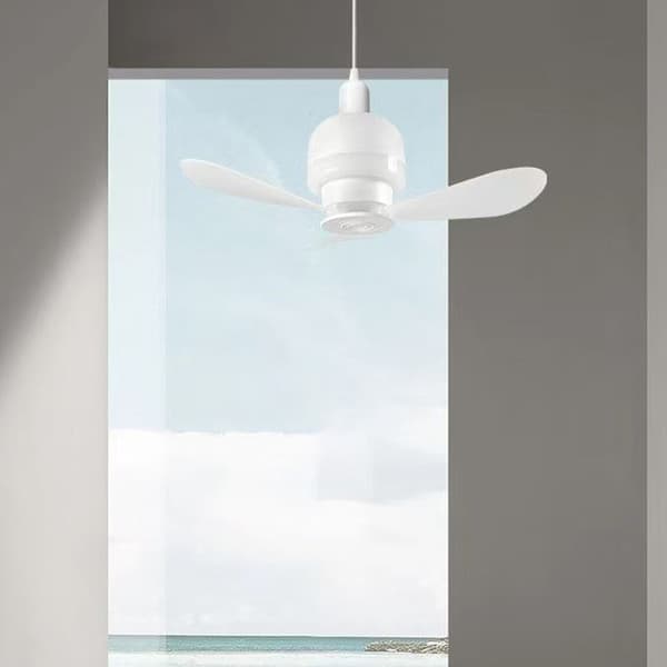 Energibesparende ventilatorlampe til små rum E27 fatning loftventilatorlampe til stuen