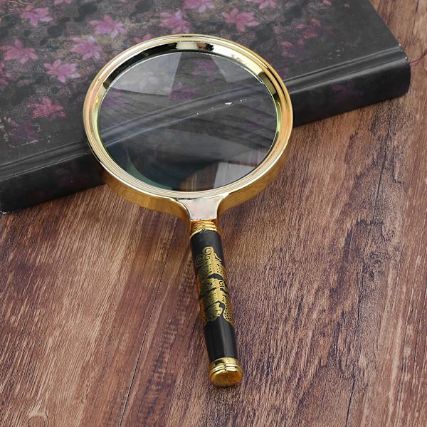 9cm 10X Förstoringsglas Lupp Läsning Smycken Äldre Läs Mikroskop