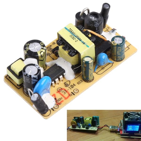 AC-DC 5V 2A Växlande Strömförsörjningsmodul 5V 2000MA för Byte/Reparation 100-240V Till 5V
