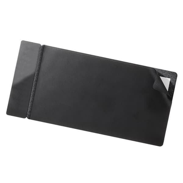 Stor Gaming Musematte Utvidet Myk Magnetisk Musematte Sklisikker Base Vannavstøtende Tastaturmatte Datamusematte Black