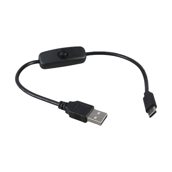 USB A til Type C Strømkabel Adapter med Kontakter USB til Type C Han Strømkabel
