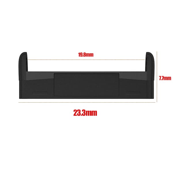 Til Fitbit Versa3/Sense Remforbindelse Urrem Metal Link Adapter Armbånd Black