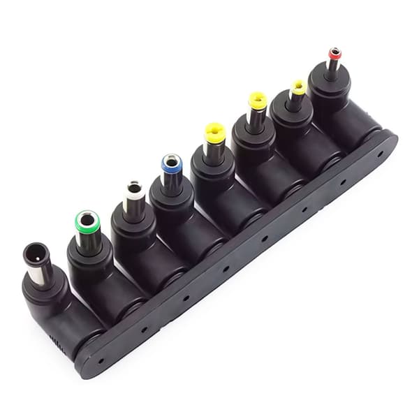 DC5521 Strömförsörjningsadapter Vinkelkontakter för Routers, Laptops och Bildskärmar null - PD5V