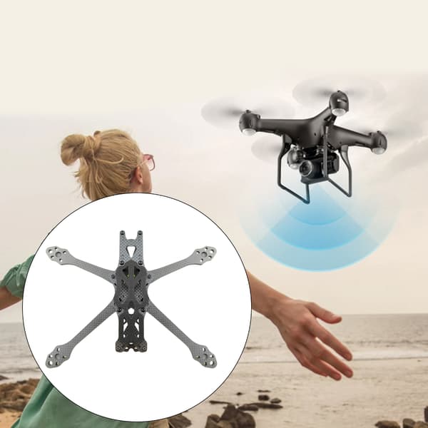 Kolfiber Quadcopter Flygram för APEXDC APEX FPV Freestyle Racing Flight null - Without printout