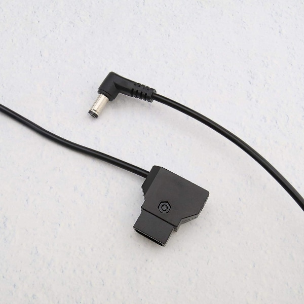 D-Tap till DC5.5x2.1MM Spiral Kabel för Bmcc Bmpc Kameror Strömförsörjningskabel