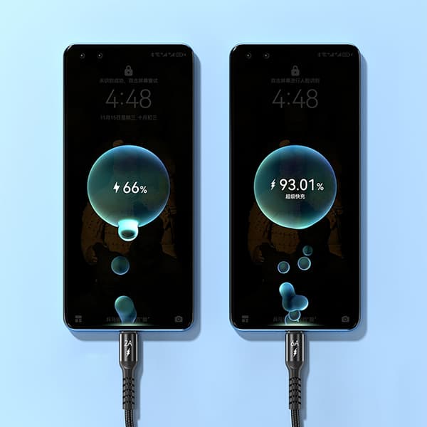 Multi Laddningskabel USB C Splitter Kabel 2 i 1 Snabbladdningssladd 2 Typ C