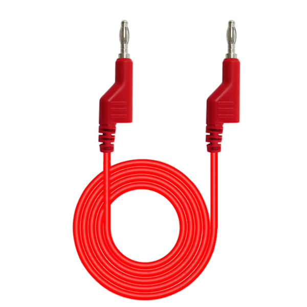 Stackbara Bananpluggar Koppar Testledningsset för Multimeter Bil Automotive 1M 4mm
