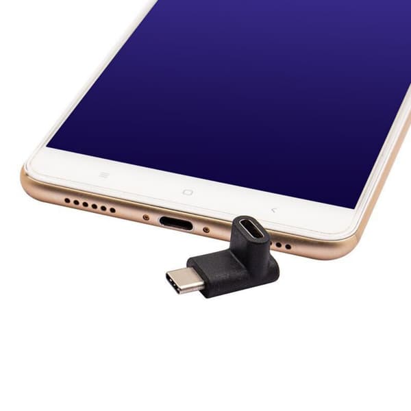 Högkvalitativ Rätvinklig USB C-adapter med Snabbladdningsfunktion och 10 Gbps Datasynkronisering null - 2pc