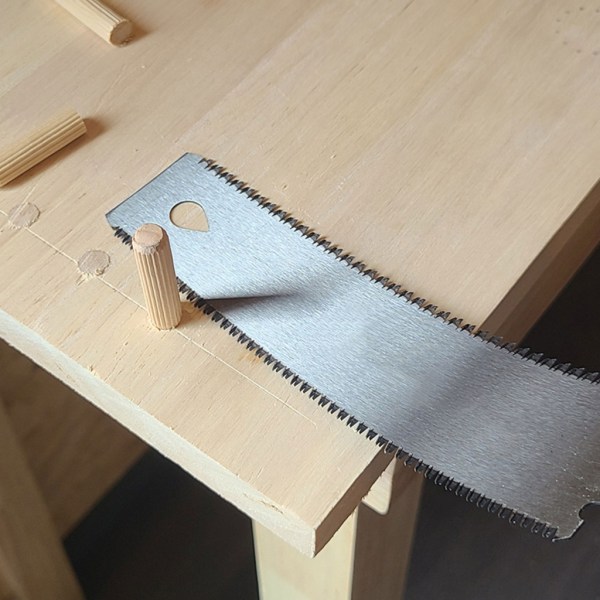 Japansk handsåg träbearbetningsverktyg för gör-det-själv-dragsåg trädgårdshandverktyg beskärningssåg dubbelsidig handsåg