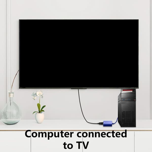 USB 3.0 - VGA-sovitinkaapeli korkean resoluution videolähtöön White