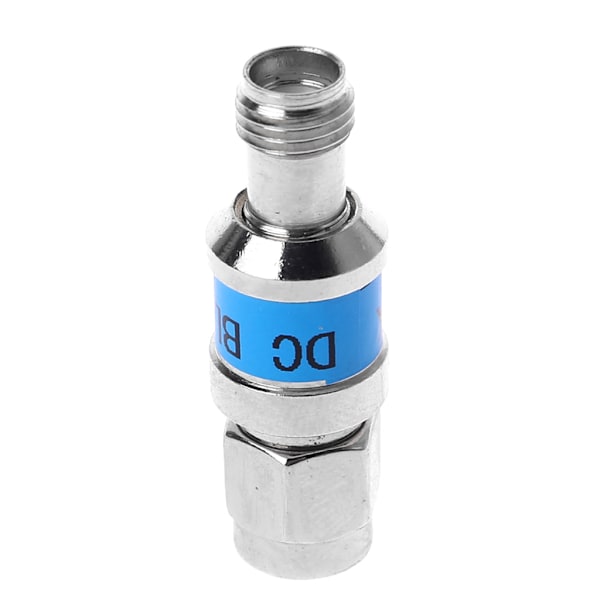 Ny SMA hane till hona rostfritt stål RF koaxial för DC-block 6000MHz 50ohm