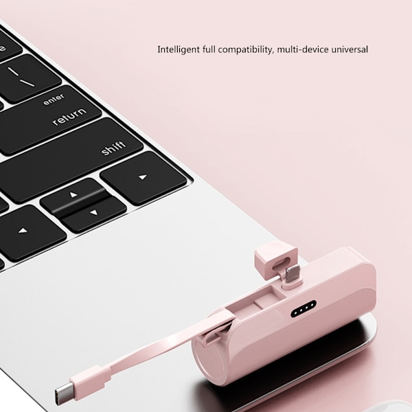 Typ C Snabbladdande Powerbanks Nödsituationer Externt Batteri Utan Batteri Black