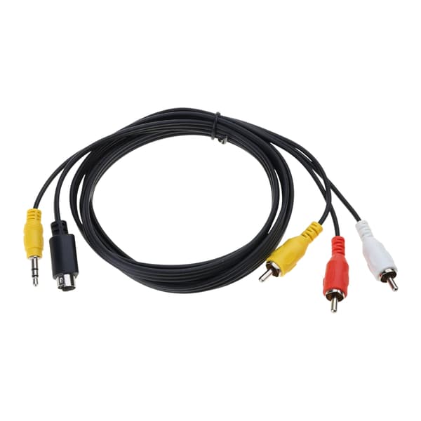 4-nastainen S-Video - 3RCA urosliitin videoadapterikaapeli