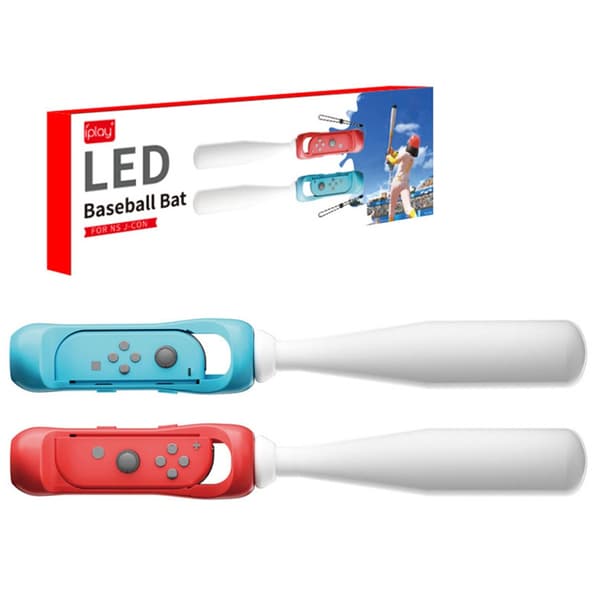 For NS Switch OLED Switch Sports Control Baseball Bat Håndtak Grep Sett med 2