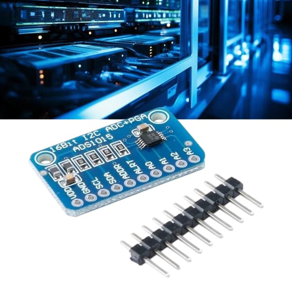 Liten 12-bits ADS1015 ADC utviklingsmodul for sensorer, grensesnitt, datalogging 2 sets