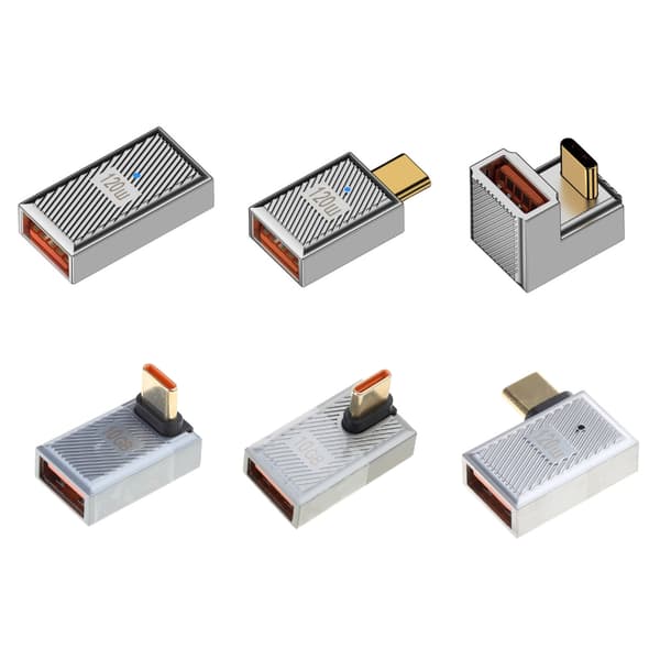 USB til USB C Adapter 10Gbps USB C Hun til USB 3.0 Han Adapter USB C til USB null - Straight head