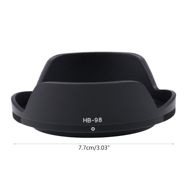 Stöttålig HB-98 Linshuv Reverserbar Skydd för Z-24-50mm f/4-6.3, 52mm Objektiv