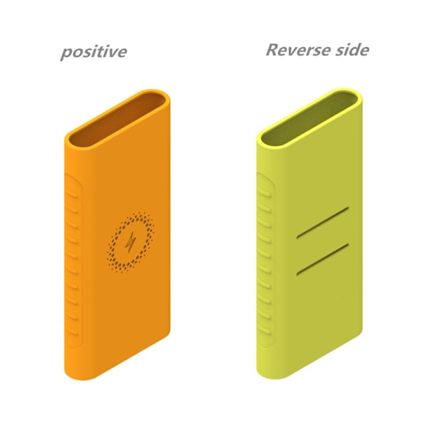 Silikonskydd för Fodral Till xiao mi powerbank 10000mAh PLM11ZM WPB15ZM/PLM13 Green