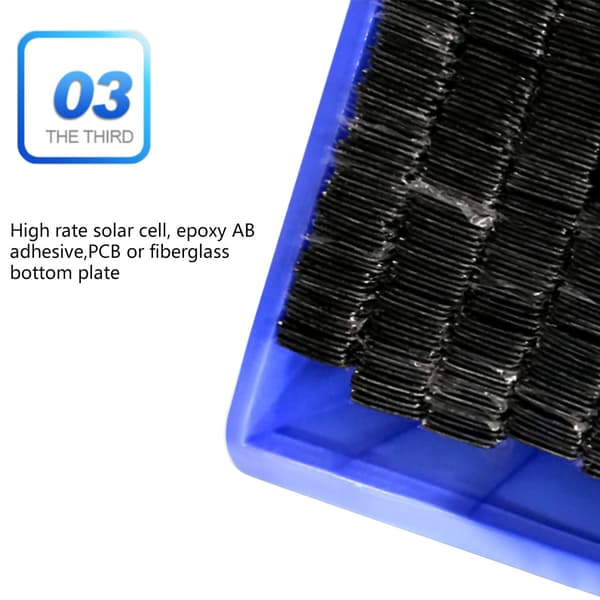Oljeresistent Solpanel Dropp 2V 100Mah Polykristallin Solpanel