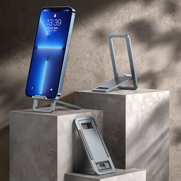 Universell hållare stativ justerbar surfplatta hopfällbart bord telefon skrivbordsstativ fäste Space gray