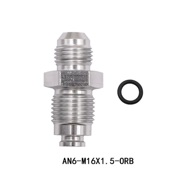 M16 M18x1.5 Hydrauliske Aluminiumsadaptere 1 Par Til Motorcykel- og Bilsystemer Black