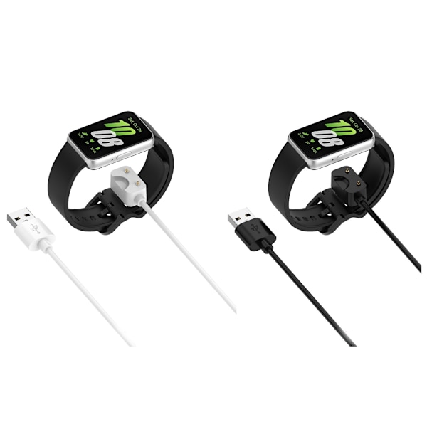 Snabb Laddningskabel ABS USB-sladd Armbands Laddningssladd Lämplig för Fit 3 Black 100cm