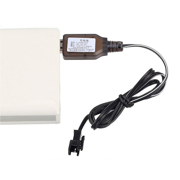 9.6V NiCd/NiMH Batteri USB Laddare 200mA för RC Bil Båt för Tank Leksaker Positive