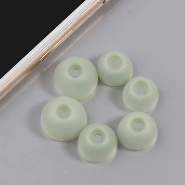 3 Par Erstatningsørepropper Silikon Øreputer Øreplugger for SM-R177 Galaxy Buds2 Green