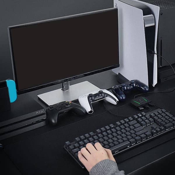 Præcisionsvægtet tastaturcontroller med farverig lysfunktion til VX2
