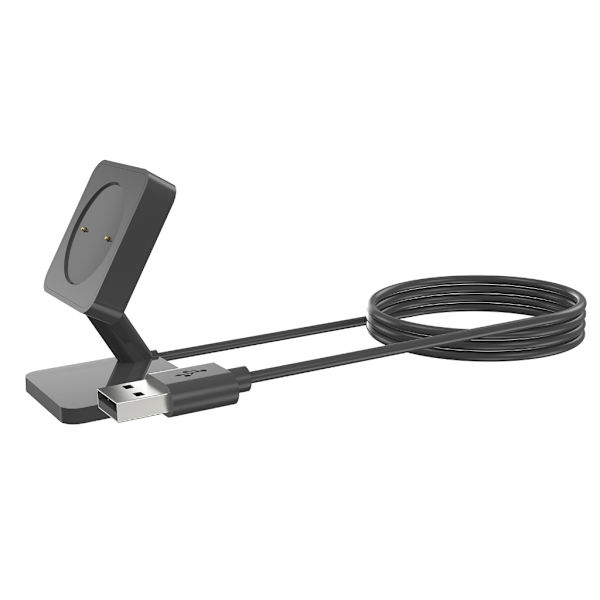 Magnetisk Strömadapter Laddningsställ Bas Snabb Laddningskabel Kompatibel för Watch S1 Active/Color 2 Smartwatch Hållbar