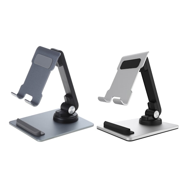 Telefon och surfplatta hållare stativ vinkelhöjd justerbar Lazy Bracket telefonstöd-docka Gray
