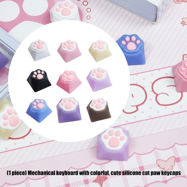 Härlig CatPaw Keycap ABS Mekaniska Tangentbord Keycap för Switchar Coffee