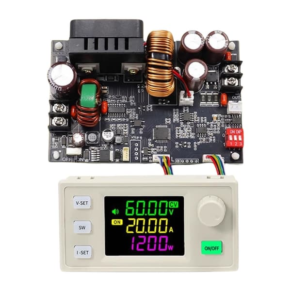 XY6020L 20A 1200W Step Down Konverter Step Down Modul LCD Justerbar Regulert