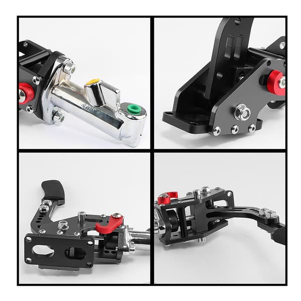 Racing Bromssystem Handbroms Universal Aluminium Hydraulisk Handbromsspak Black