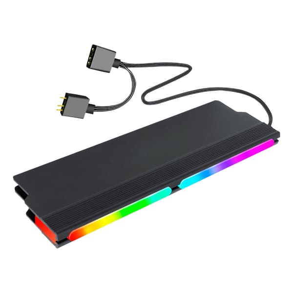 Metalkøleplade til DDR5 RAMs Desktop Hukommelse med ARGB Belysningsfunktion Black