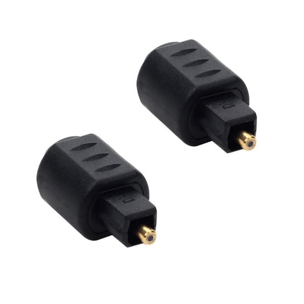 3,5 mm Mini Plugg til Toslink Hann Adapter Optisk Lydadapter Forbedrer Digital Lydoverføring For Forsterkere null - 1pc
