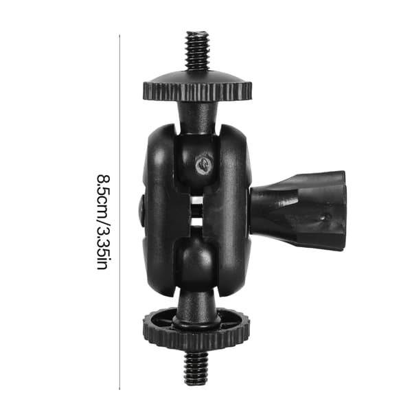1/4 tomme til 1/4 tomme han gevind studs skrue adapter til stativ og LED lys montering