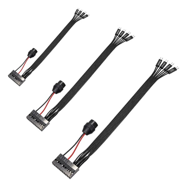 Intelligente 20Pin computerkabinet frontpanelstik til bundkortbrug 20cm